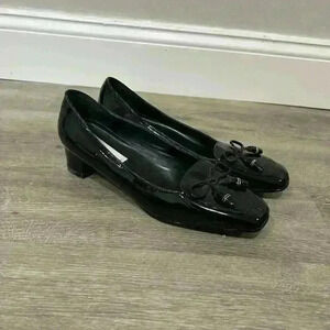 Spiegel Vintage Black Leather Heels